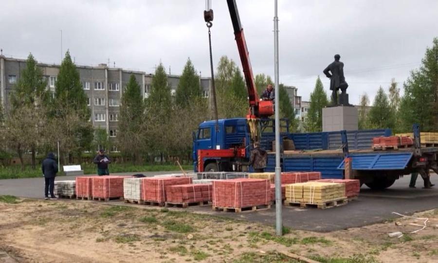 Этим летом в центре города Коряжмы откроется парк Ломоносовский