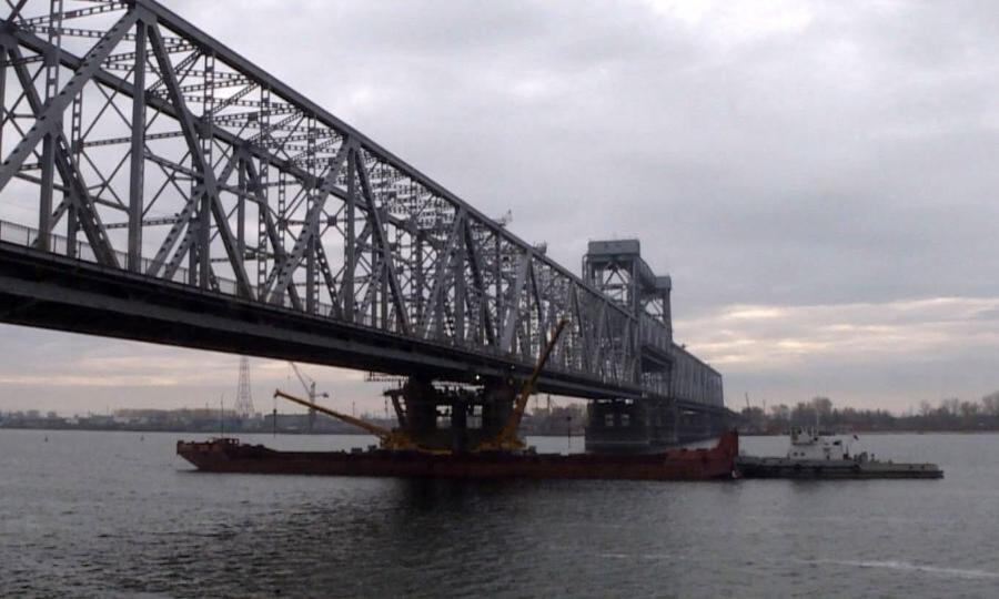 В Архангельске сегодня вновь для ремонта закрыт железнодорожный мост