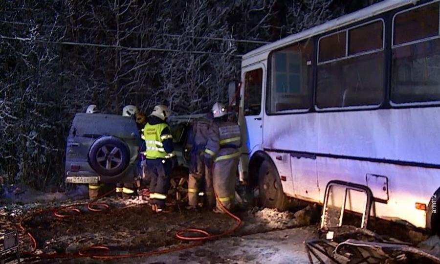 Уже четвёртая за последние три дня. В Архангельске ещё одна авария с участием пассажирского автобуса.