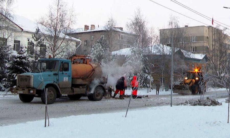 В Архангельске произошла авария на трубопроводе