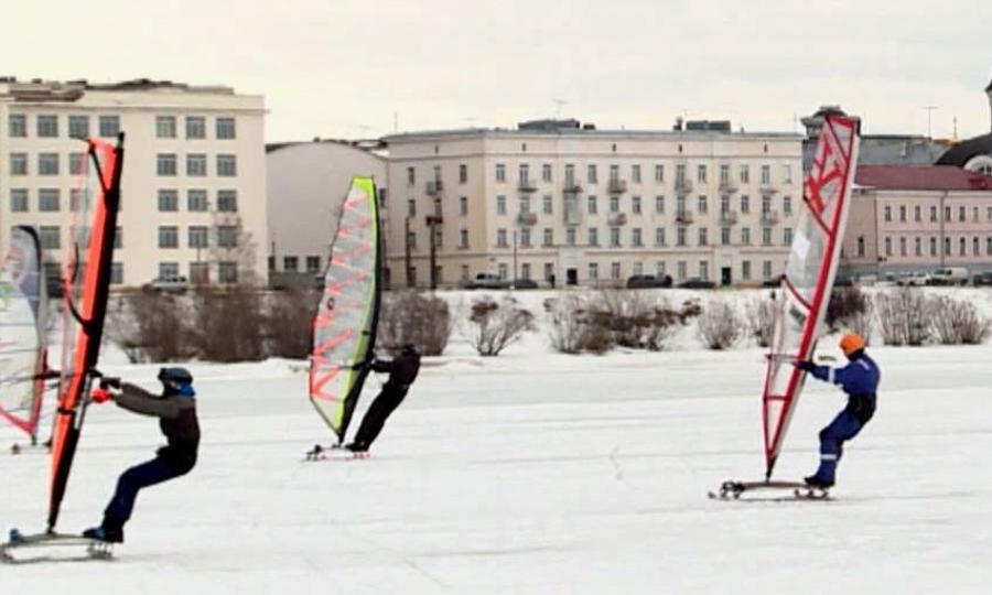 Архангельск готовится принимать Чемпионат и первенство России по парусному спорту в классе «зимний виндсёрфинг»