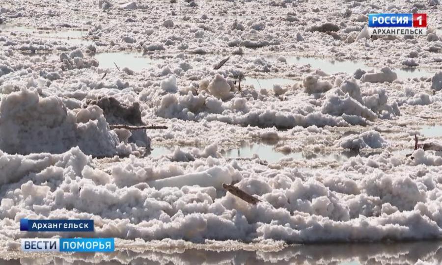 На реках Вологодской и Архангельской областей начинается ледоход, сообщают в Северном УГМС