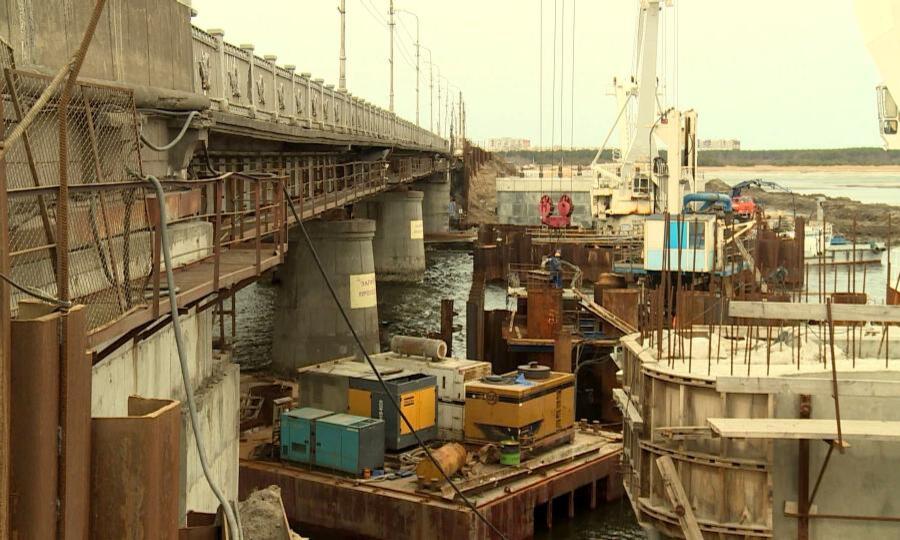 В Северодвинске продолжается возведение нового Ягринского моста