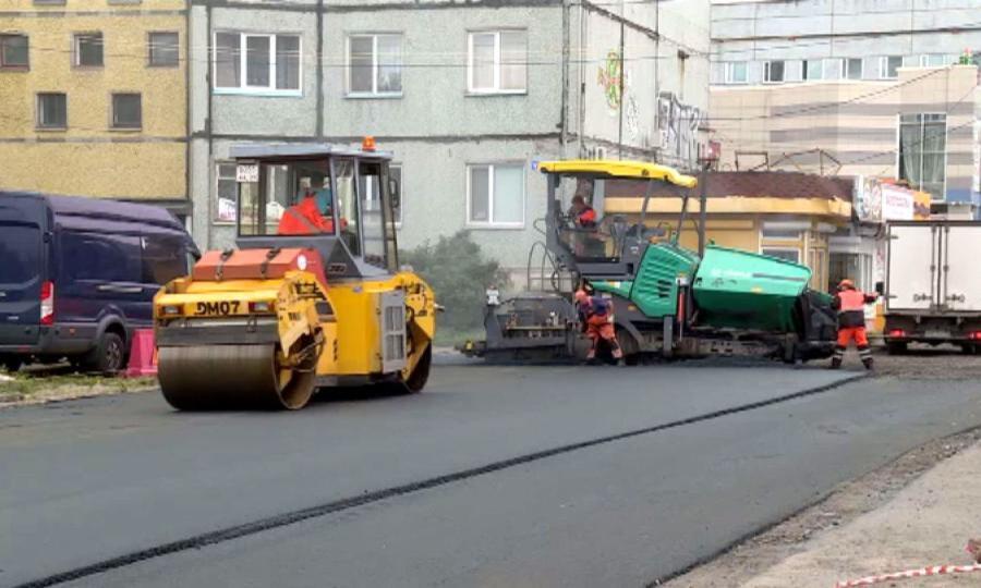 В Архангельске полным ходом идет ремонт внутриквартальных проездов и дворовых территорий