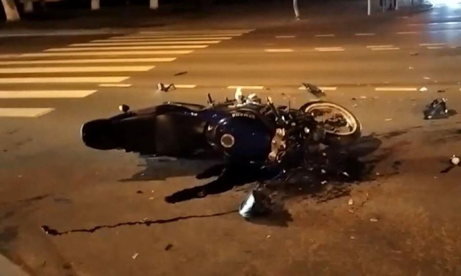 Накануне в Северодвинске серьёзно пострадал мотоциклист