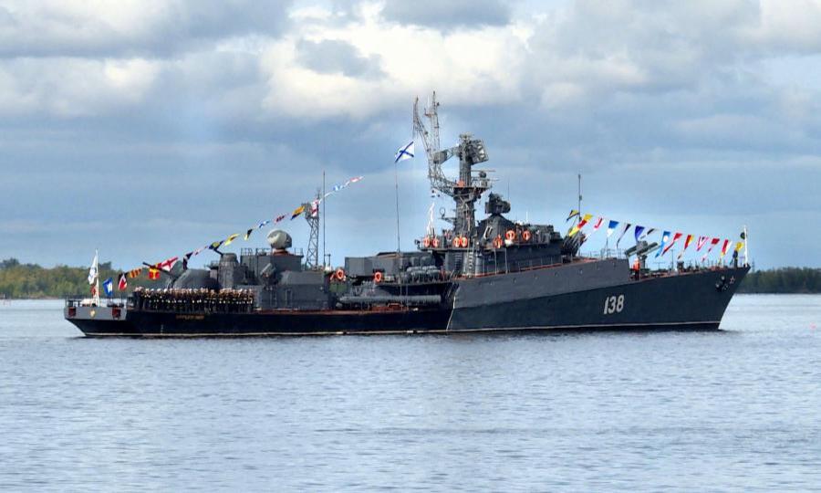 Сегодня в Архангельске прошла первая репетиция военно-морского парада к 80-летию прихода на Север конвоя «Дервиш»