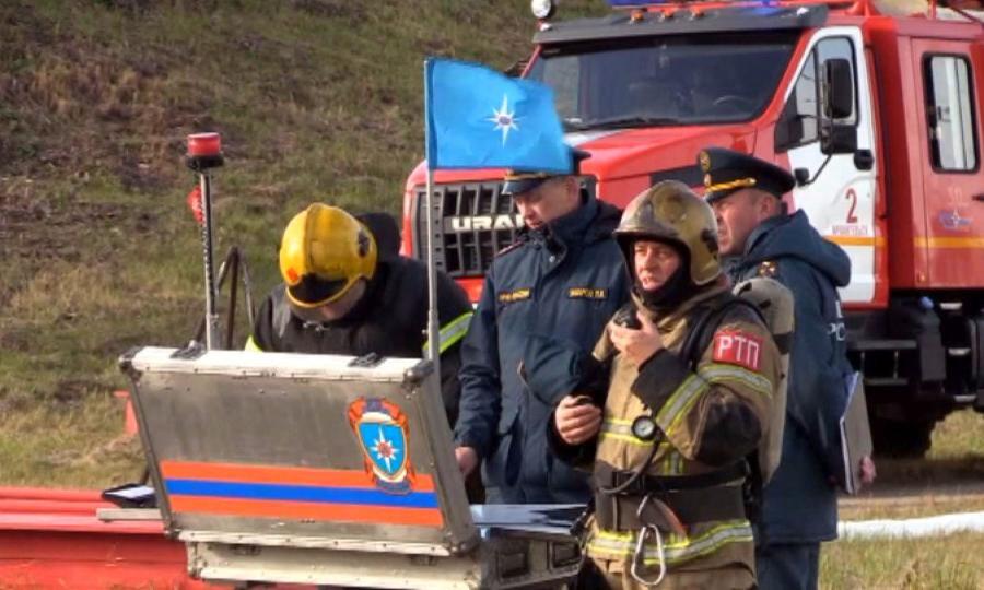 Учения спасателей МЧС прошли на Архангельской ТЭЦ